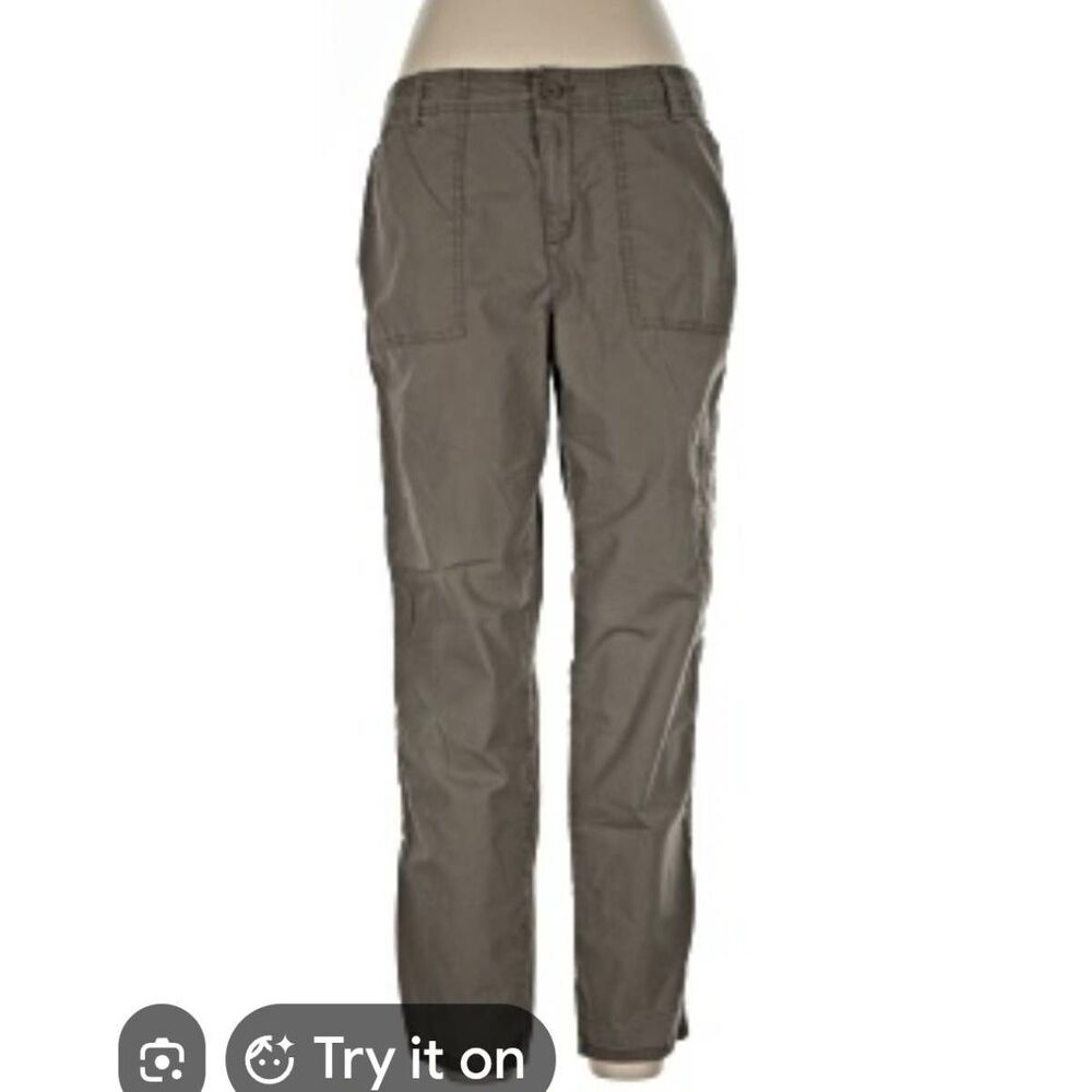 Liz Claiborne Women's Khaki Cotton/ Spandex Cargo/Utility Pants